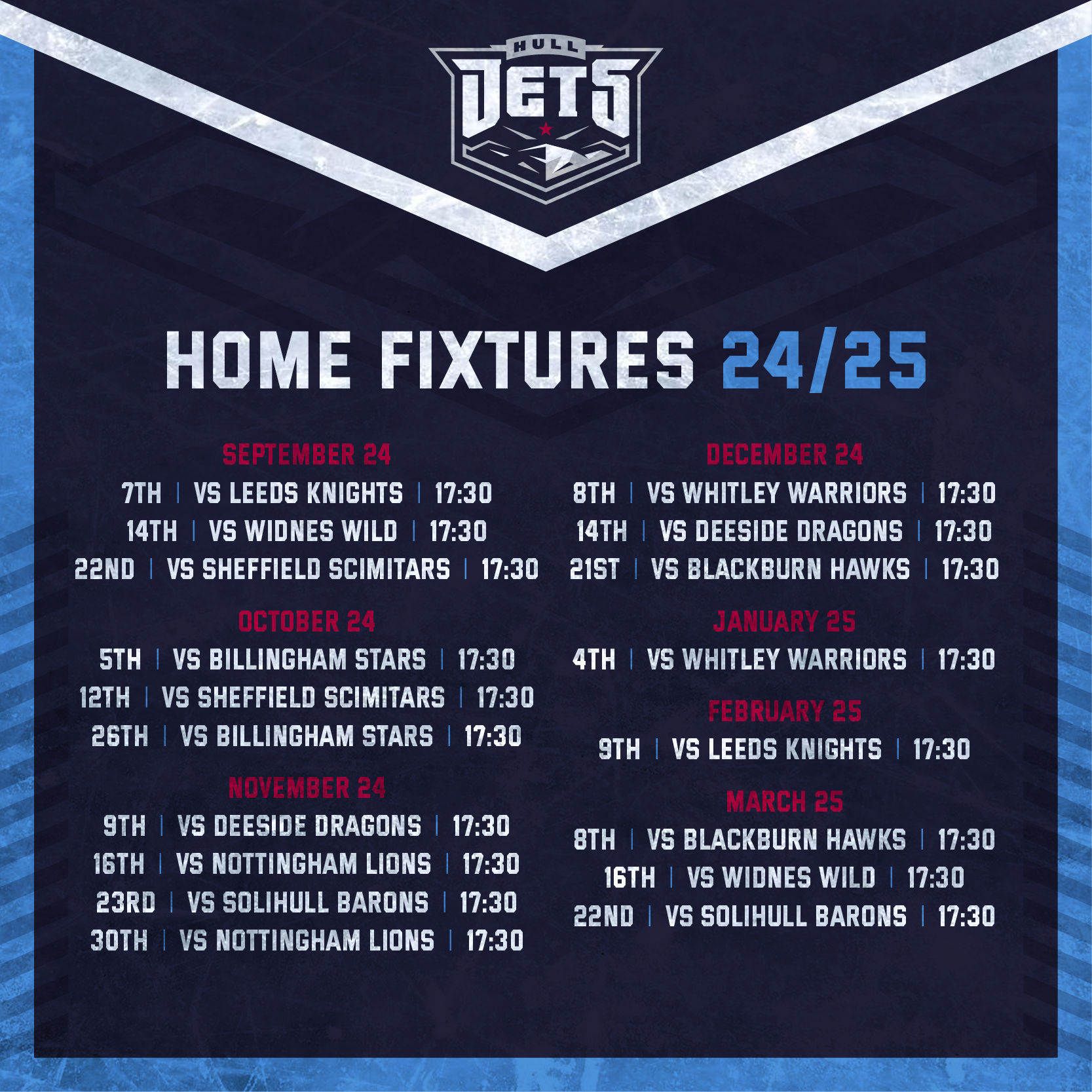 Jets Fixtures